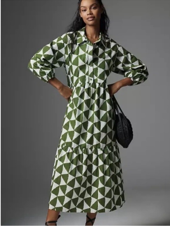 Maeve Dresses & Skirts - Maeve Bettina Tiered Midi dress, size large